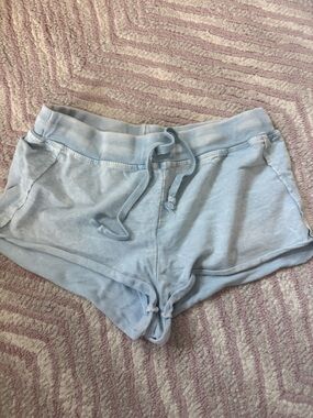 T2love Light Blue Lounge Drawstring Shorts